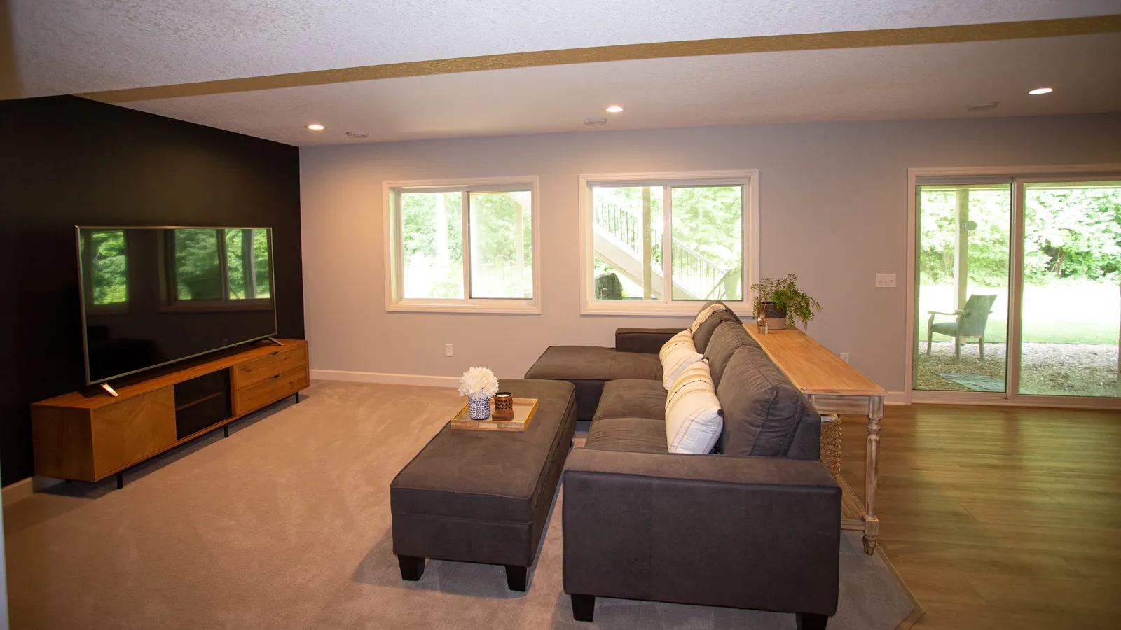 Basement finish after chanhassen MN by BN Builders