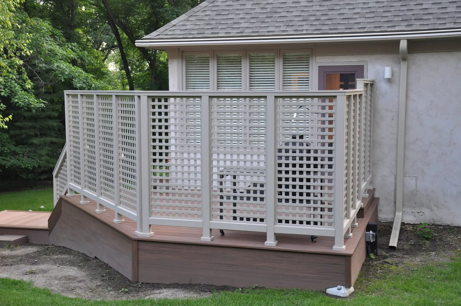 Timbertech mahogany after wayzata MN by BN Builders