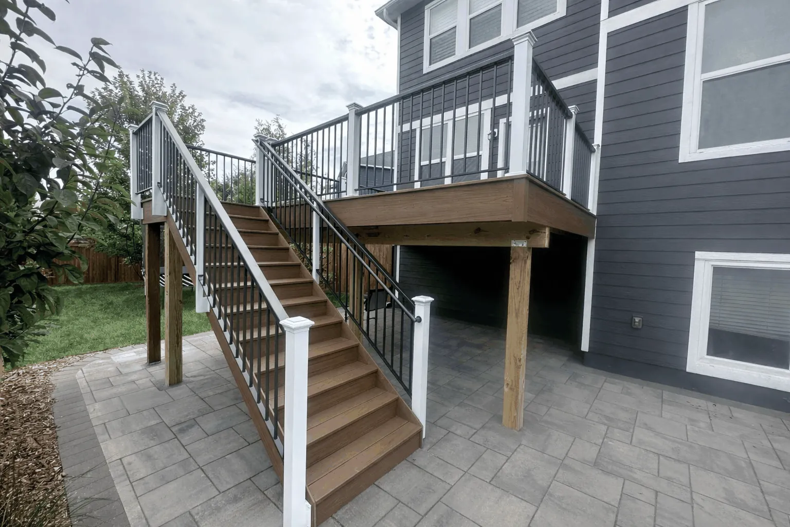 Trex deck after bloomington MN by BN Builders