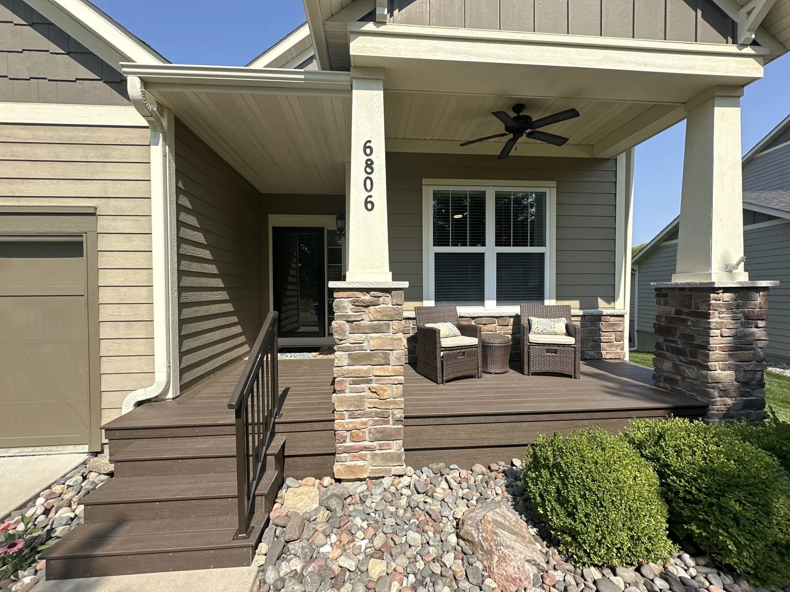 Deck built by BN Builders in Bloomington, MN