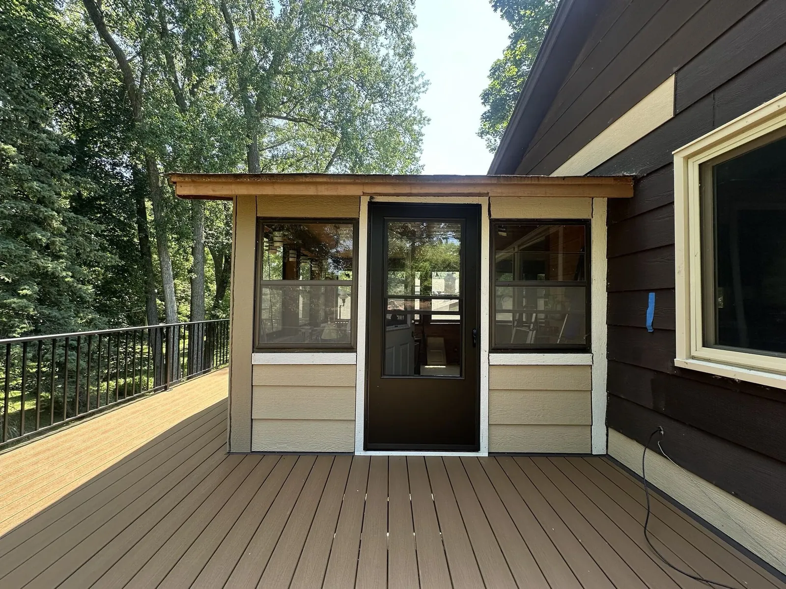 Trex deck after coon rapids MN by BN Builders
