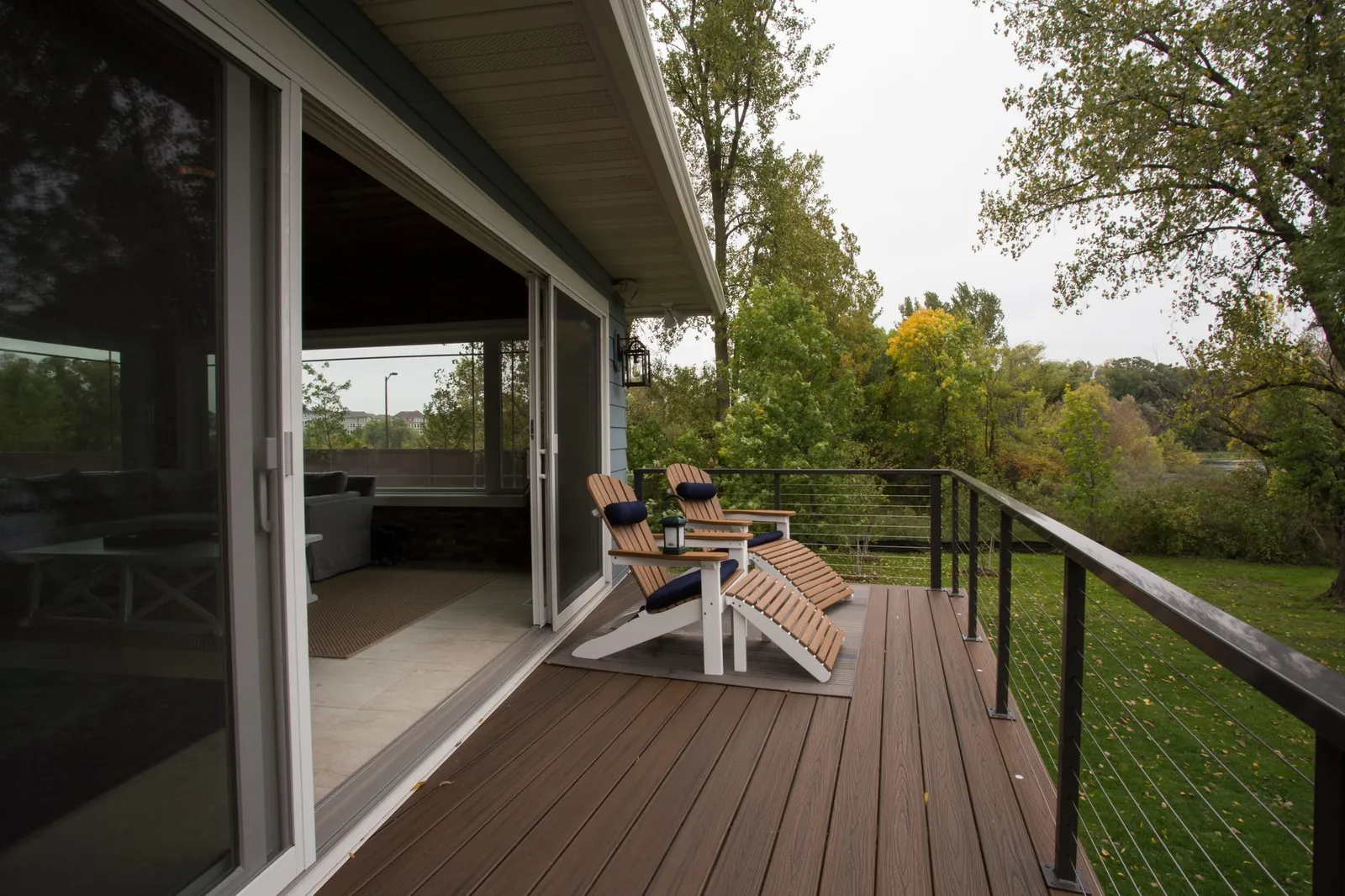 Trex deck cable railing chanhassen MN by BN Builders