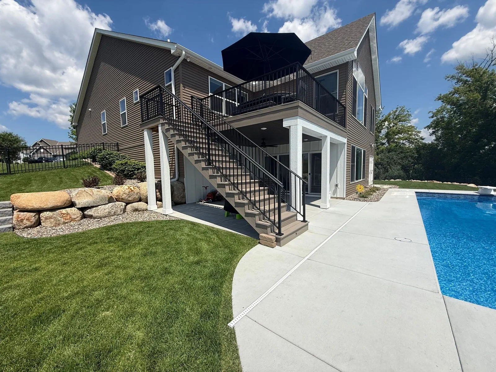 Trex transcend biscaryne deck savage MN by BN Builders