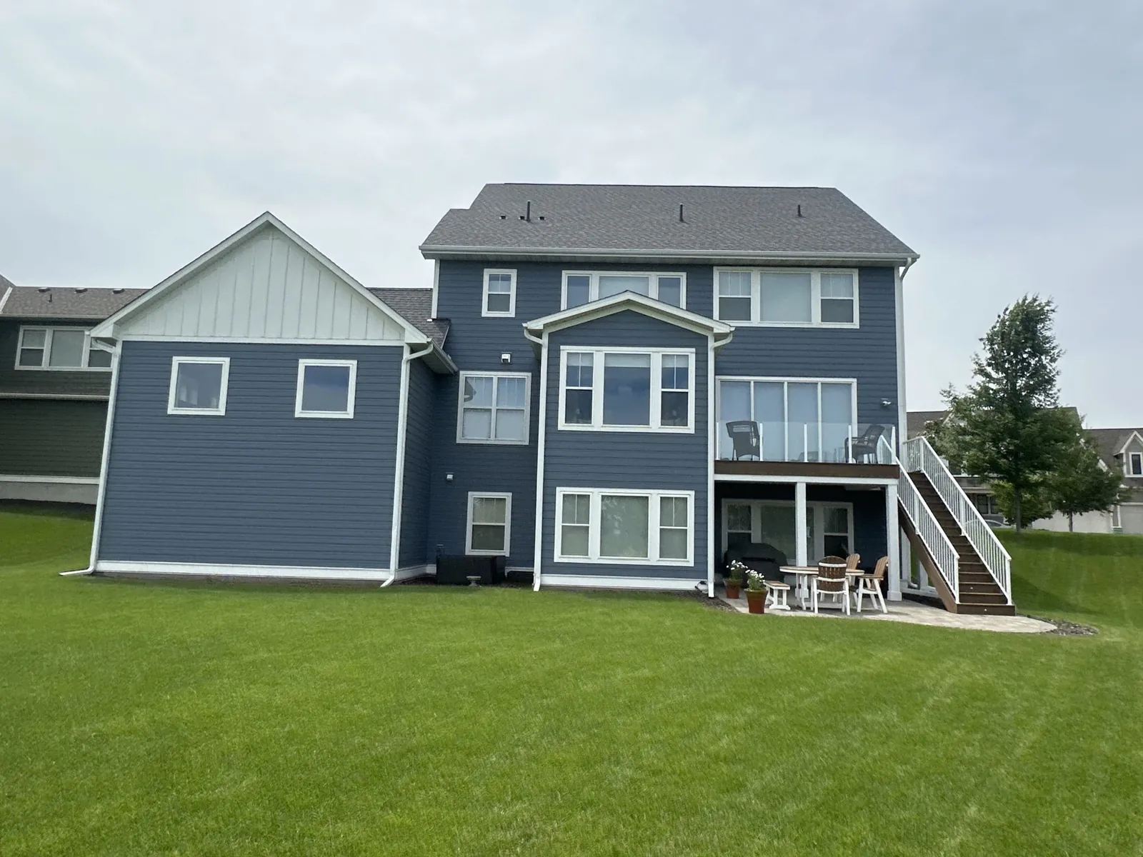 Havana gold Trex deck built by BN Builders in Lakeville, MN