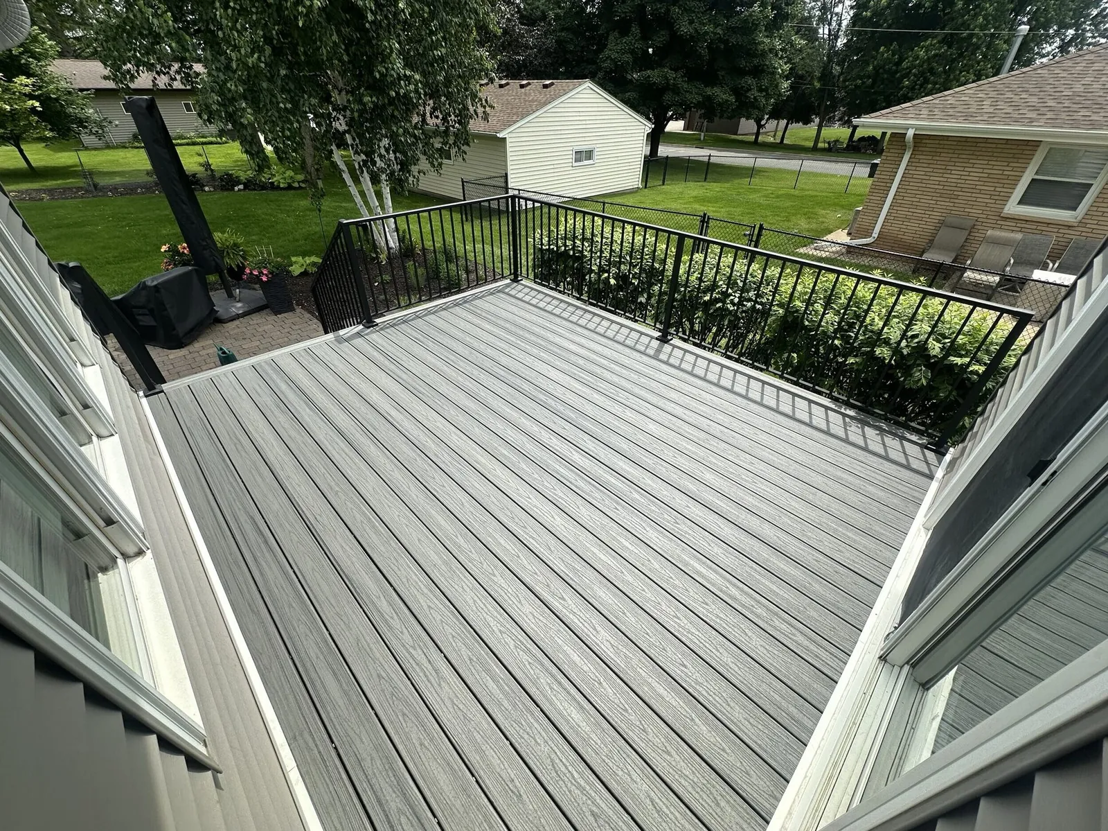 Tropical island mist trex transcend deck after lakeville MN by BN Builders