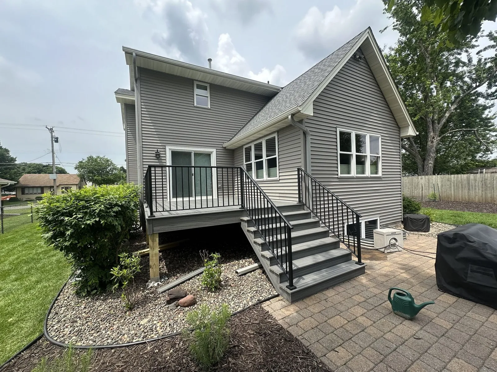 Tropical island mist trex transcend deck after lakeville MN by BN Builders